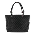 Chanel Calfskin Quilted Large Cambon Tote Black