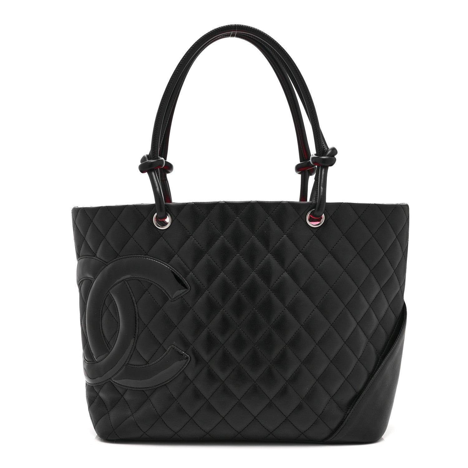 Chanel Calfskin Quilted Large Cambon Tote Black