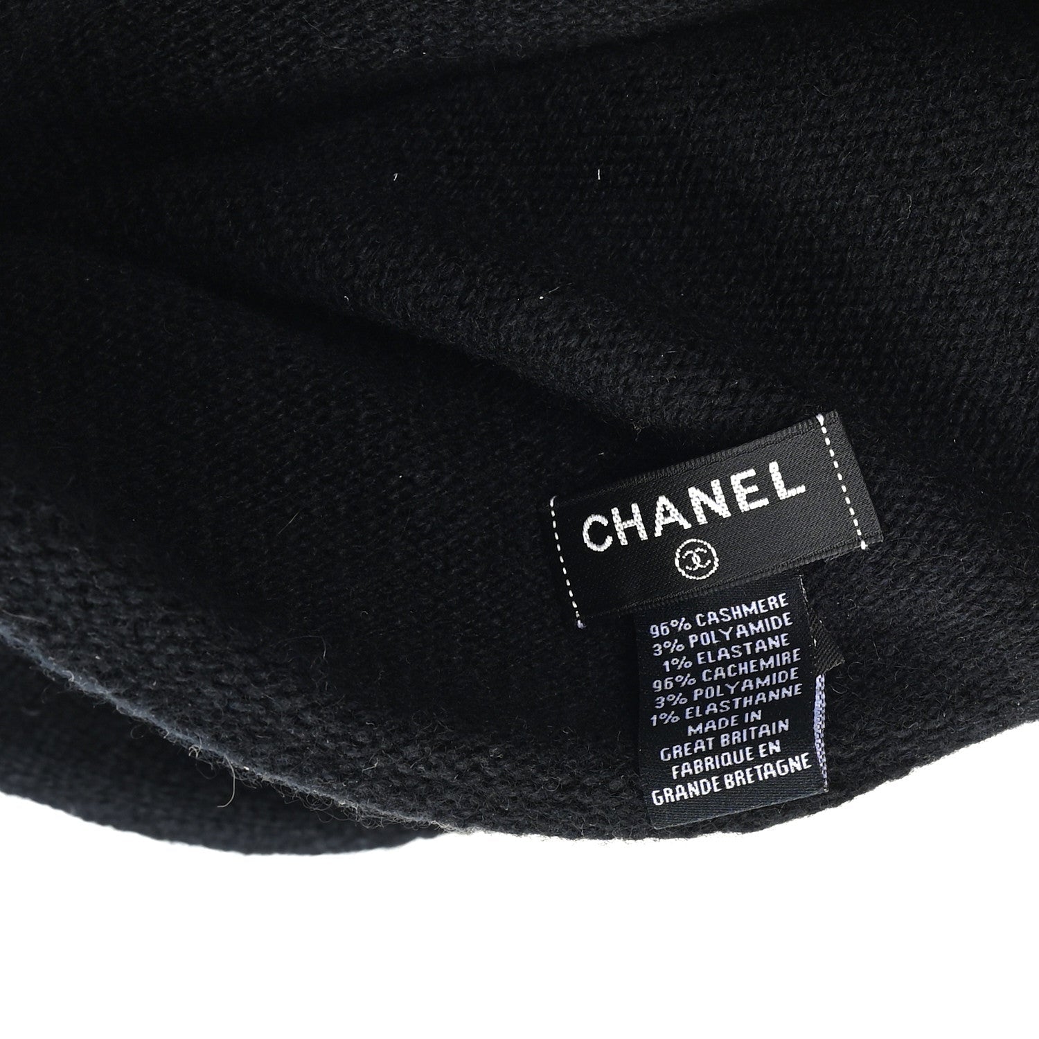 Cashmere CC Beanie Hat Black