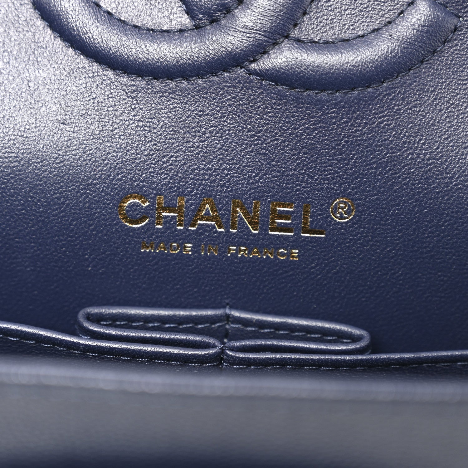 Chanel Caviar Quilted Medium Double Flap Navy