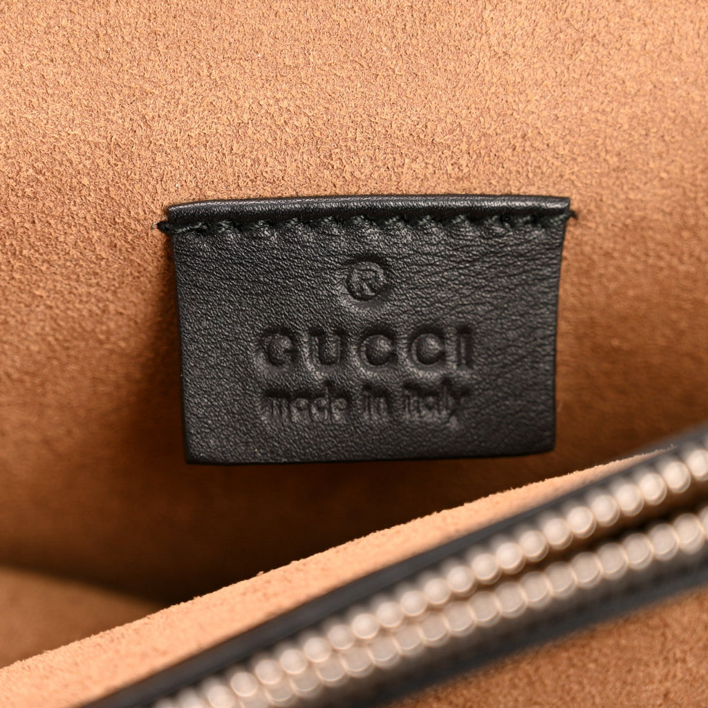 Gucci GG Supreme Monogram Arabesque Medium Dionysus Shoulder Bag Black