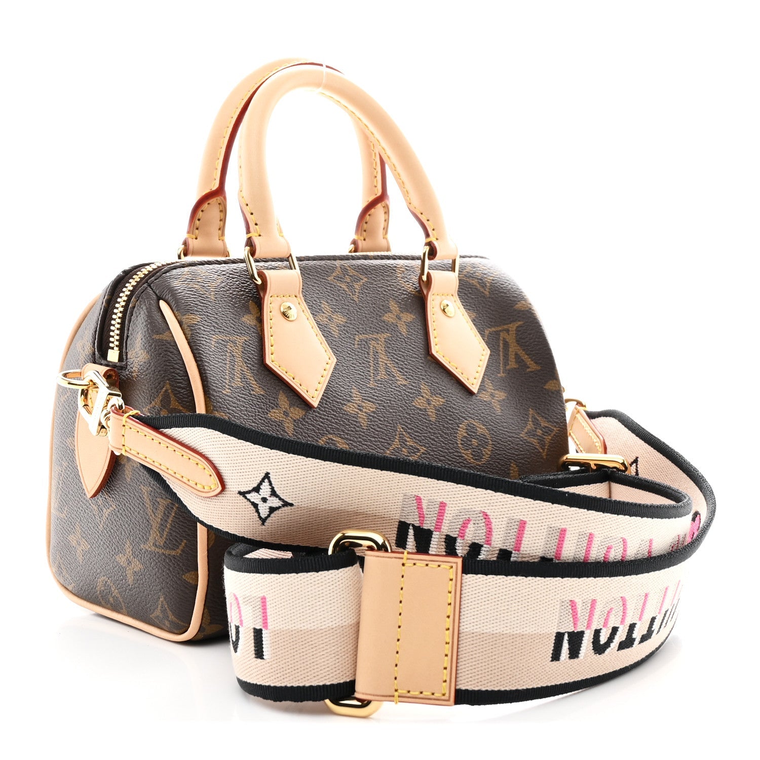Louis Vuitton Monogram Speedy Bandouliere 20 Black