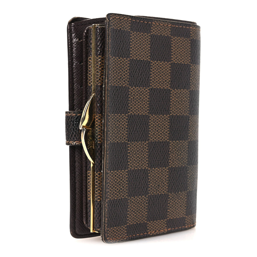 Louis Vuitton Damier Ebene French Purse Wallet