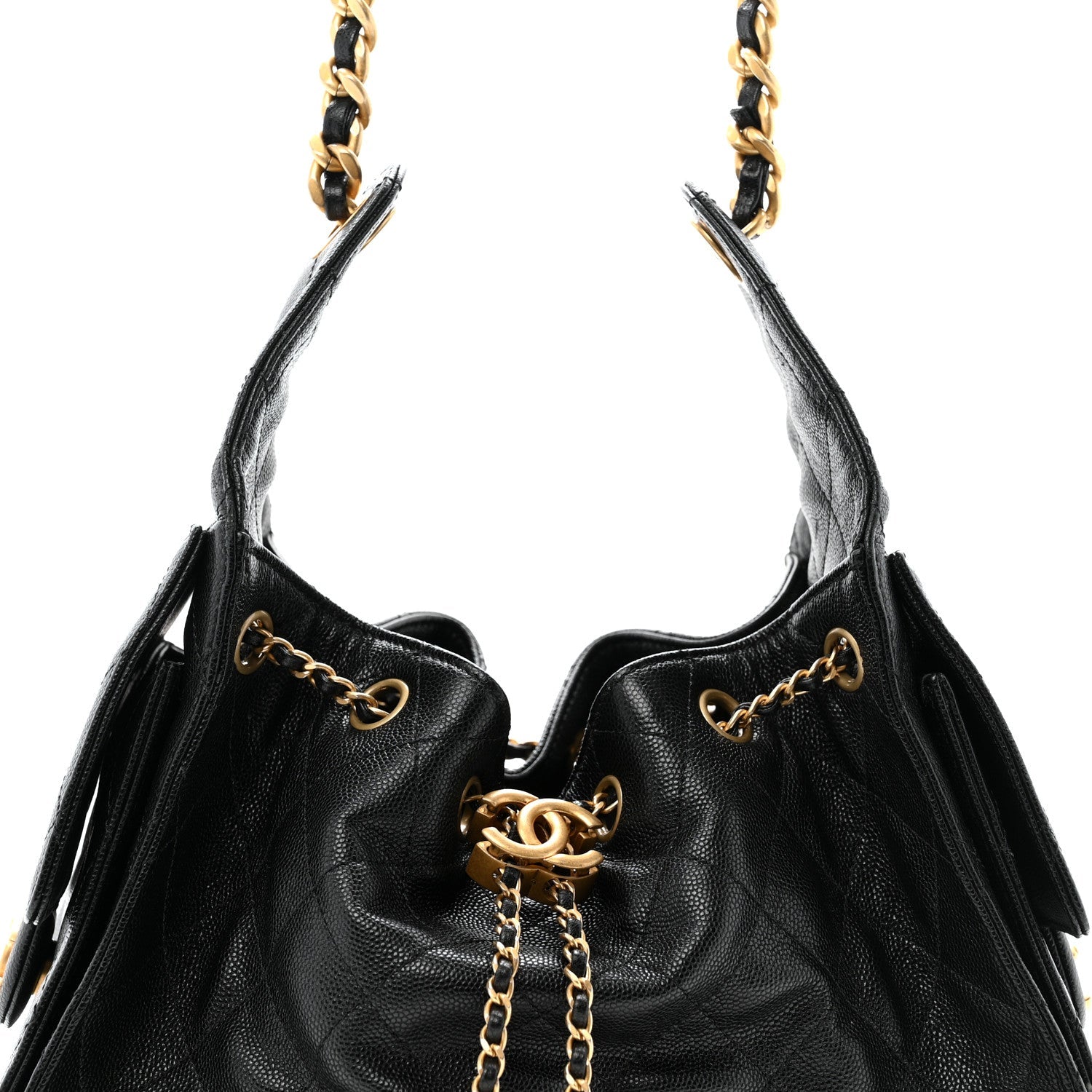 Chanel Caviar Quilted Small Chanel 25 Handbag Black