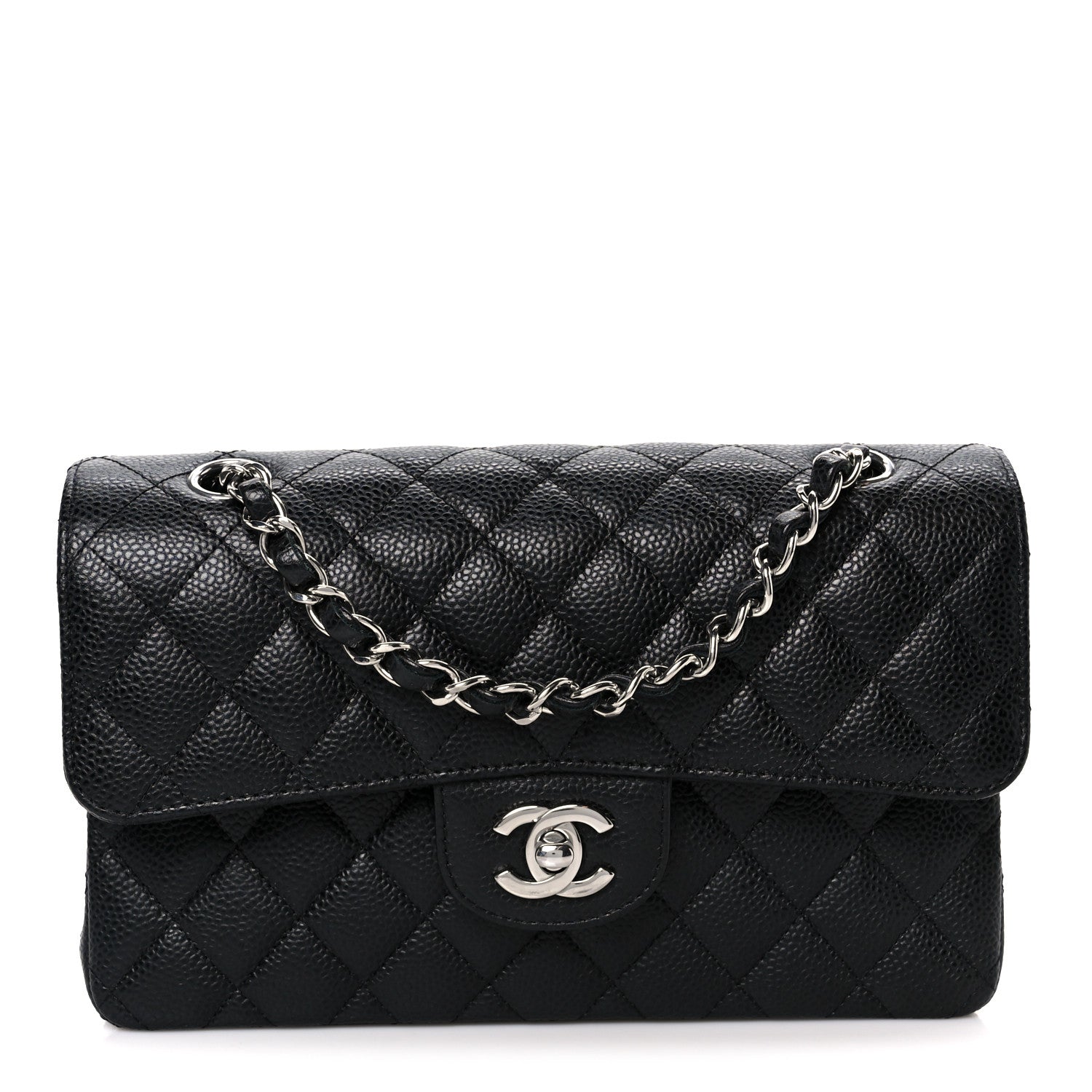 Chanel Caviar Quilted Small Double Flap Black