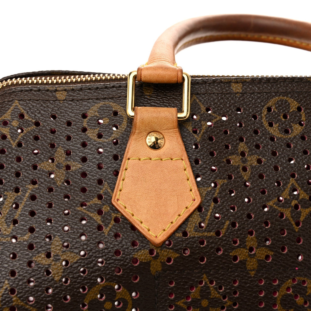 Louis Vuitton Monogram Perforated Speedy 30 Fuchsia