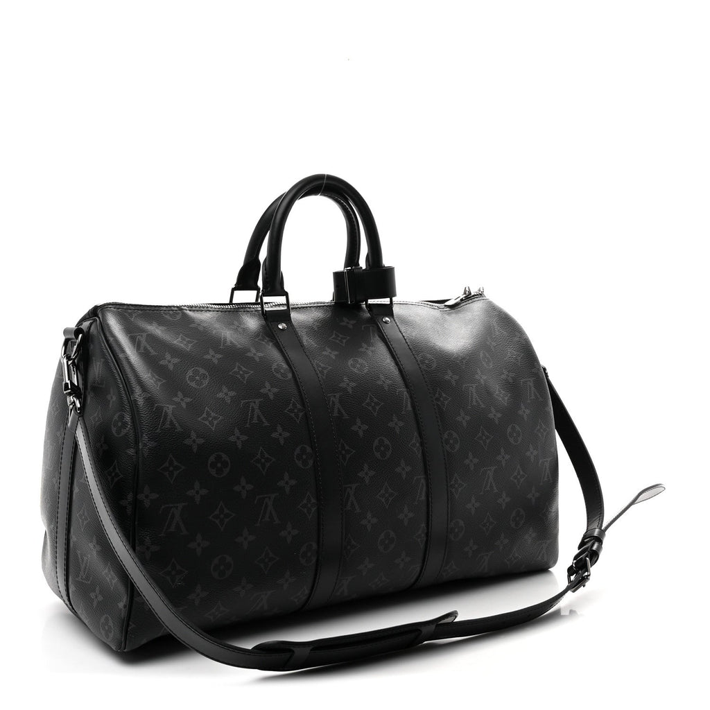 Louis Vuitton Monogram Eclipse Keepall Bandouliere 45