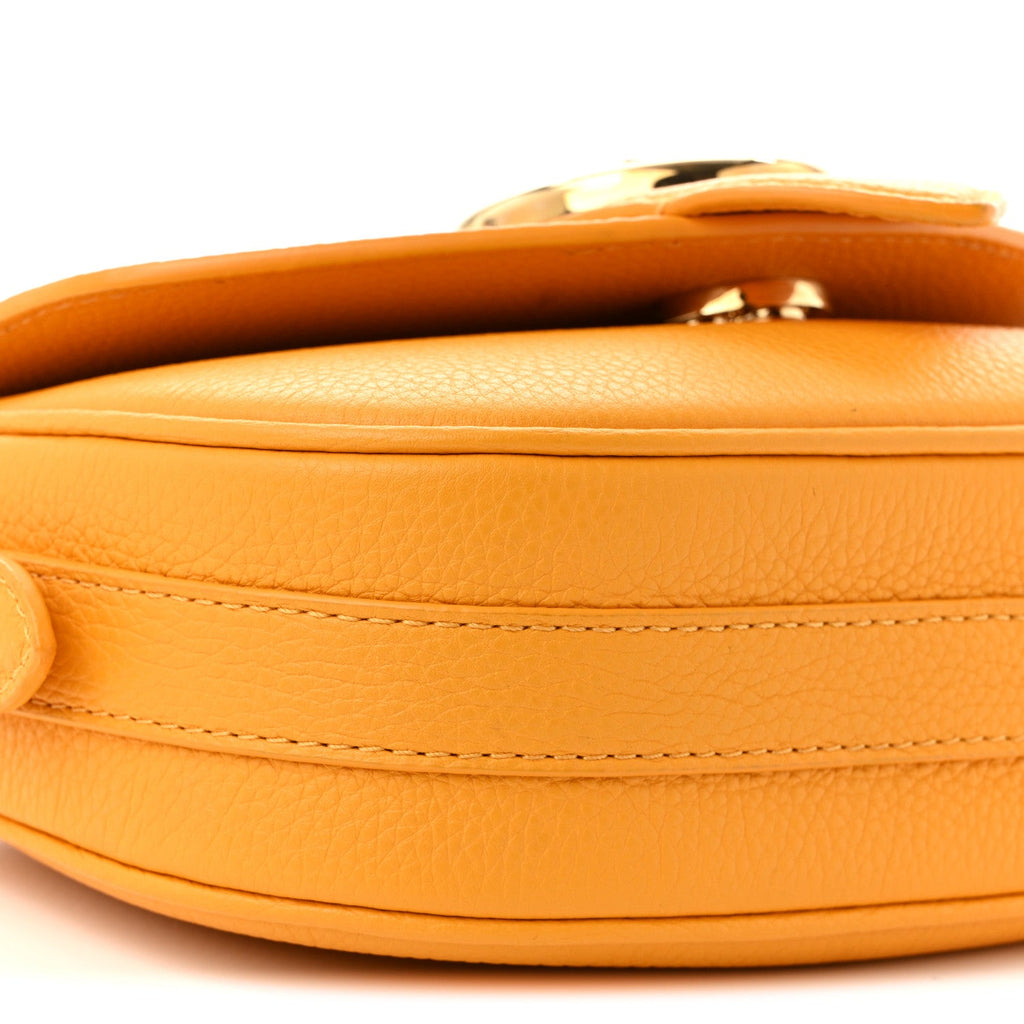 Louis Vuitton Grained Calfskin LV Pont 9 Soft PM Sunbeam