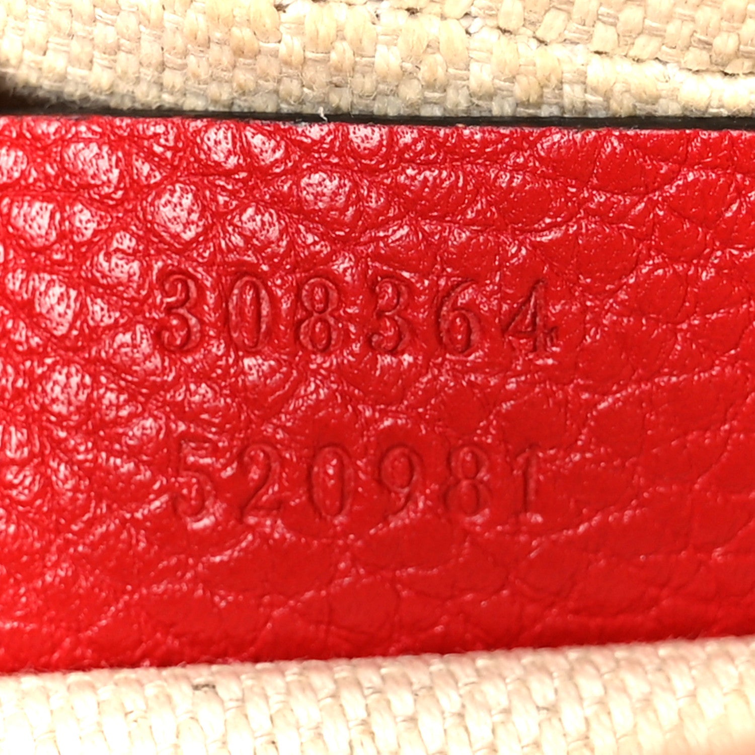 Gucci Pebbled Calfskin Small Soho Disco Bag Vibrant Red