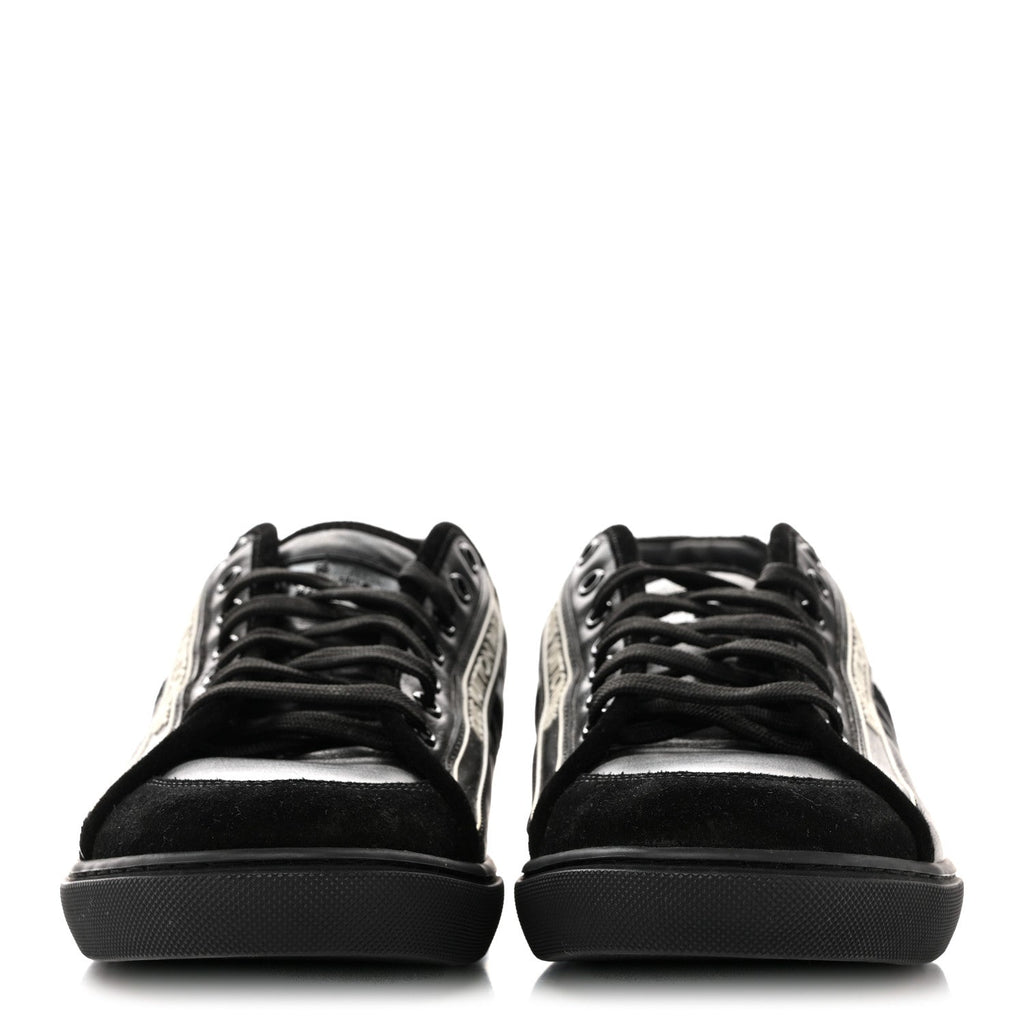 Louis Vuitton Calfskin Mens Cosmos Sneakers 8 Black