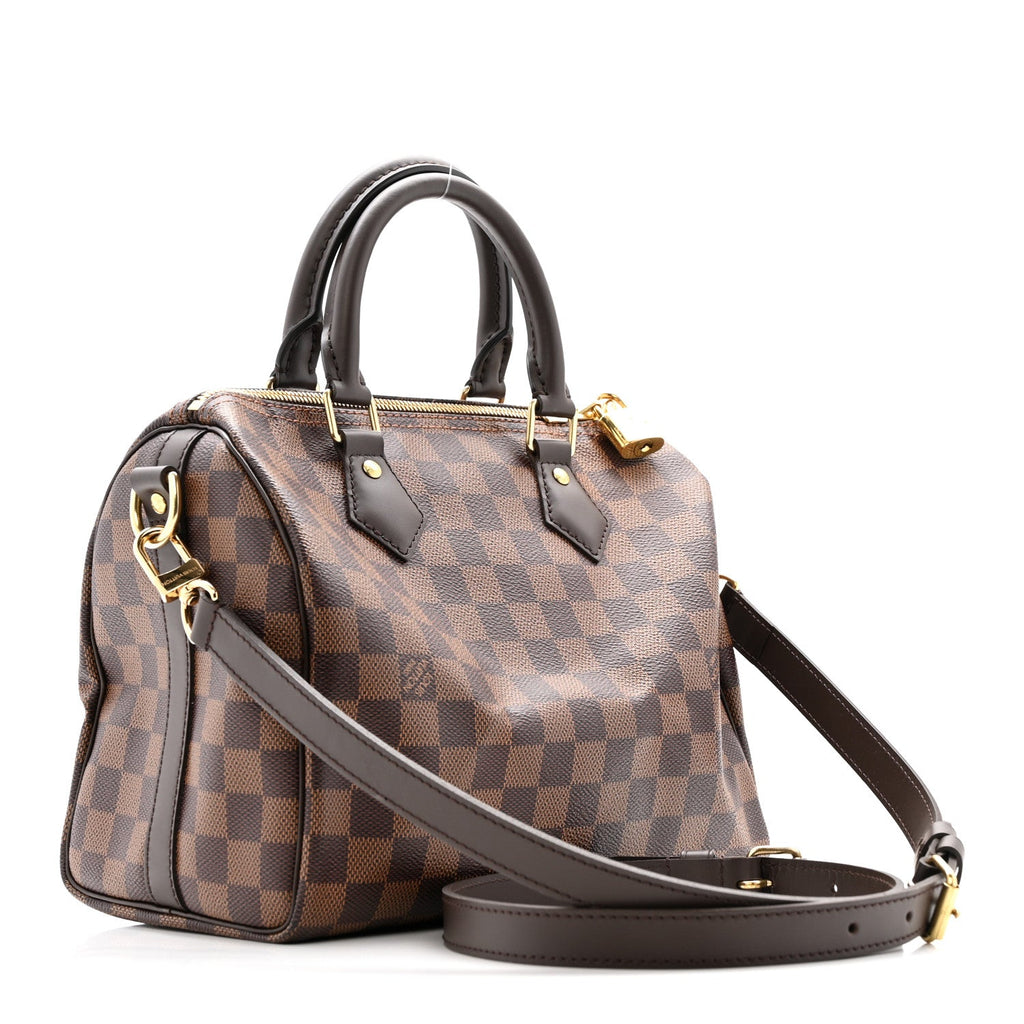 Louis Vuitton Damier Ebene Speedy Bandouliere 25
