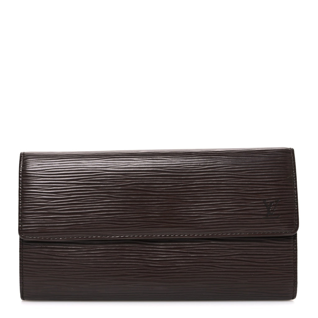 Louis Vuitton Epi Sarah Wallet Moka