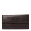 Louis Vuitton Epi Sarah Wallet Moka