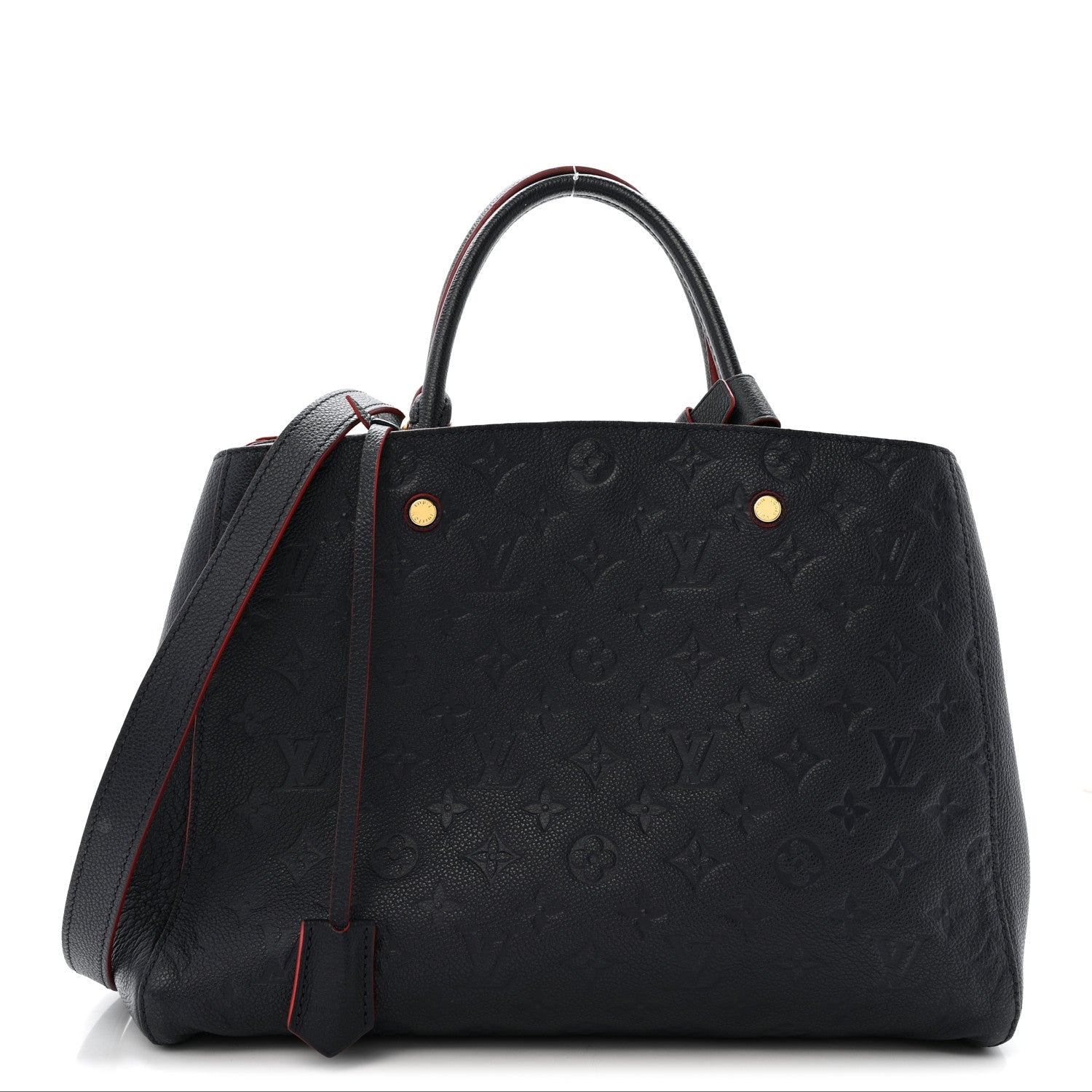 Louis Vuitton Empreinte Montaigne MM Marine Rouge
