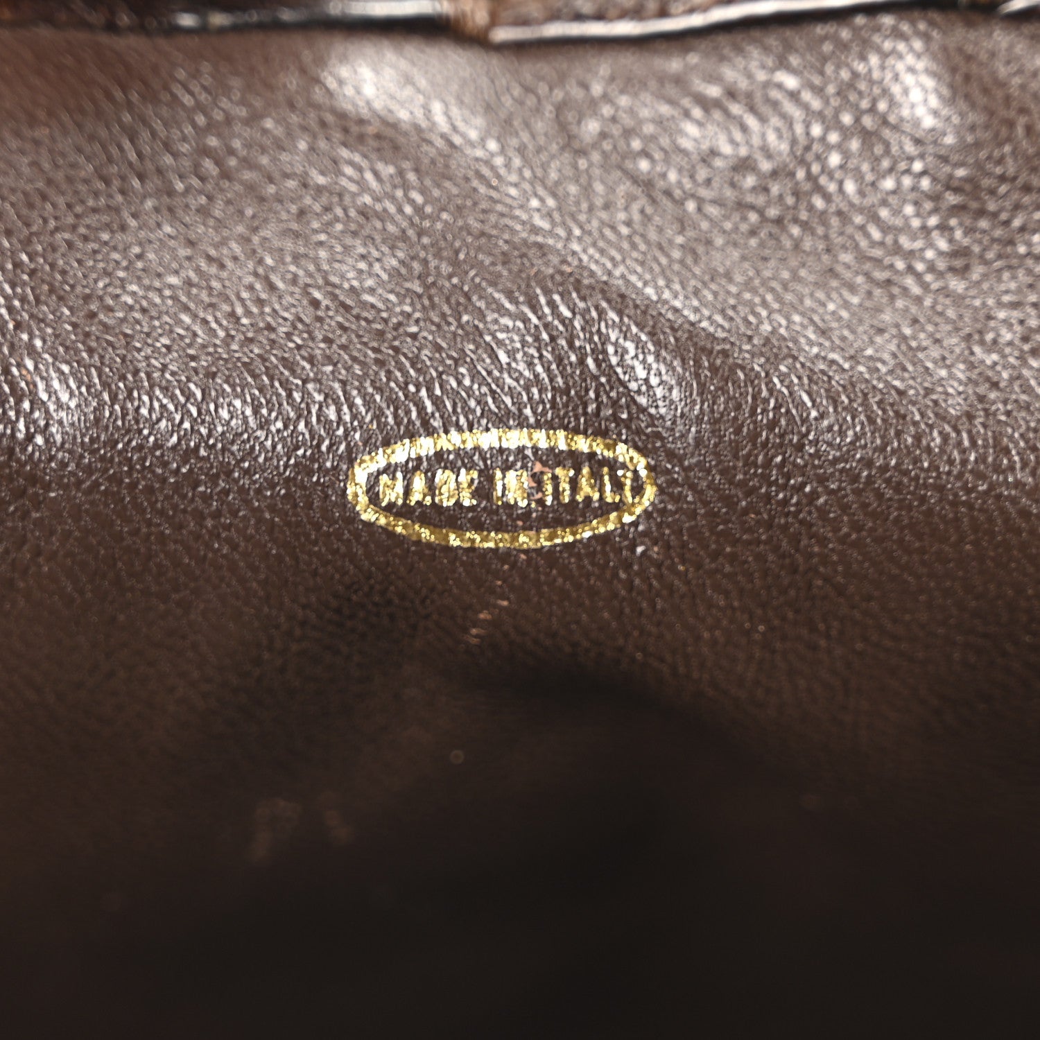 Chanel Alligator Shopping Tote Brown