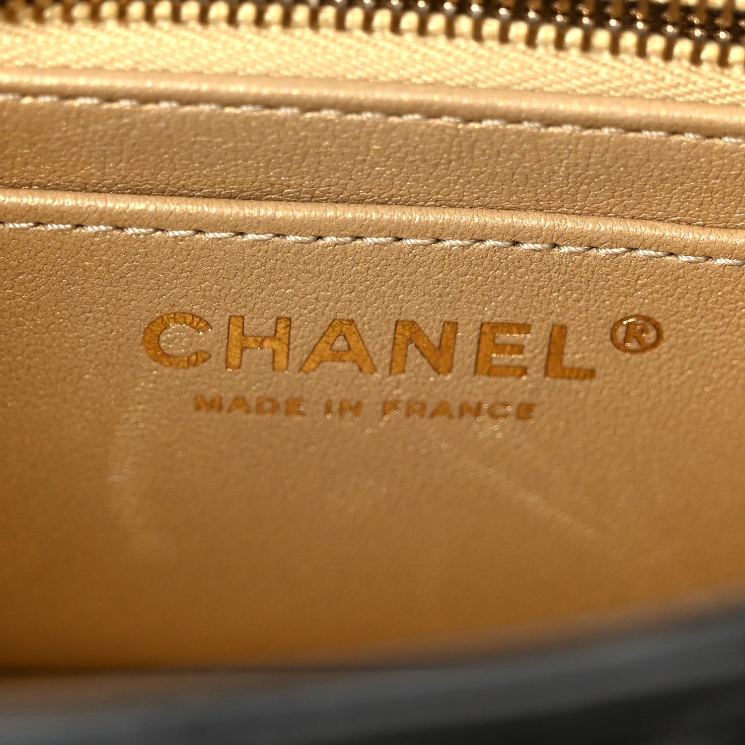Chanel Lambskin Quilted Mini Rectangular Pearl Crush Flap Black