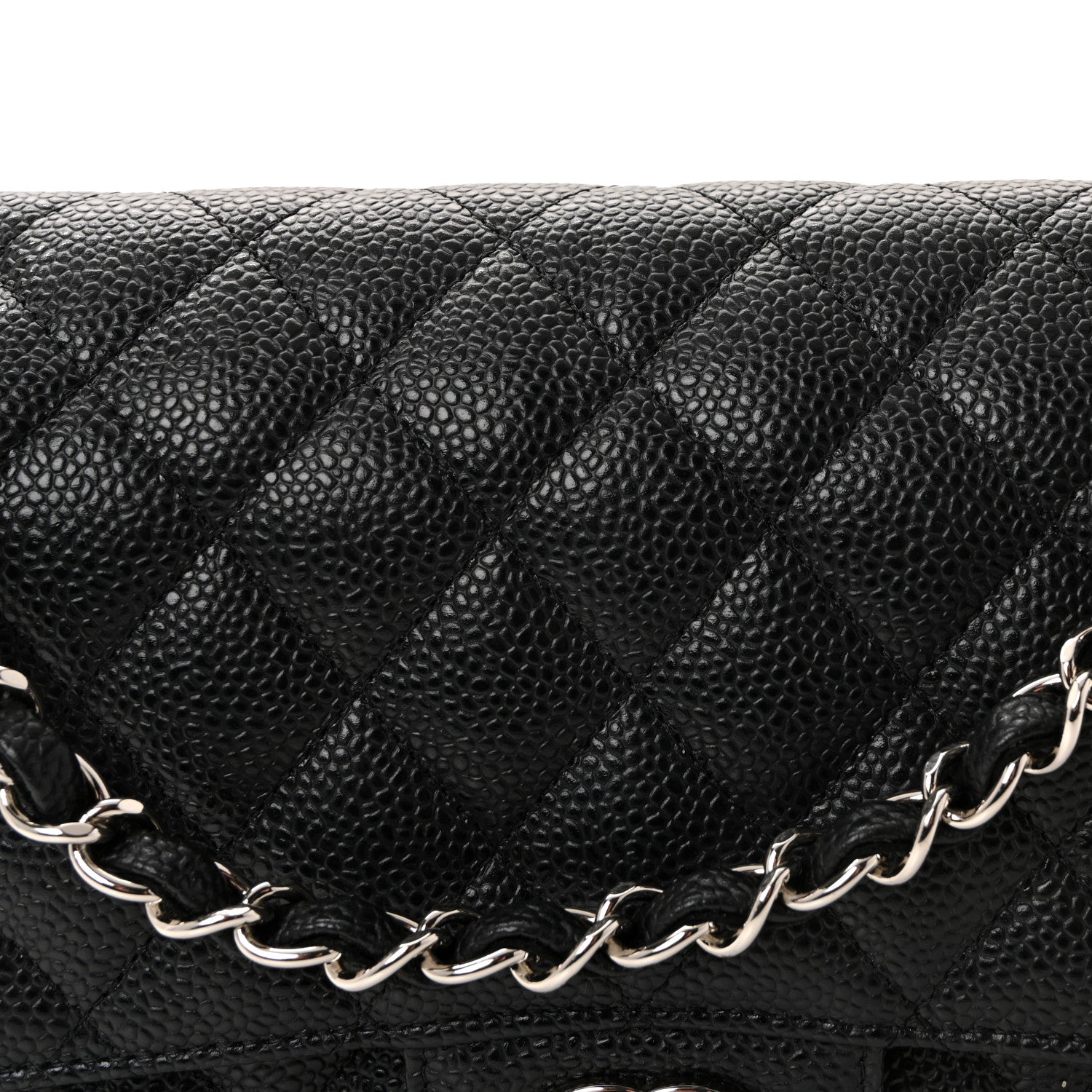 Chanel Caviar Quilted Medium Double Flap Black