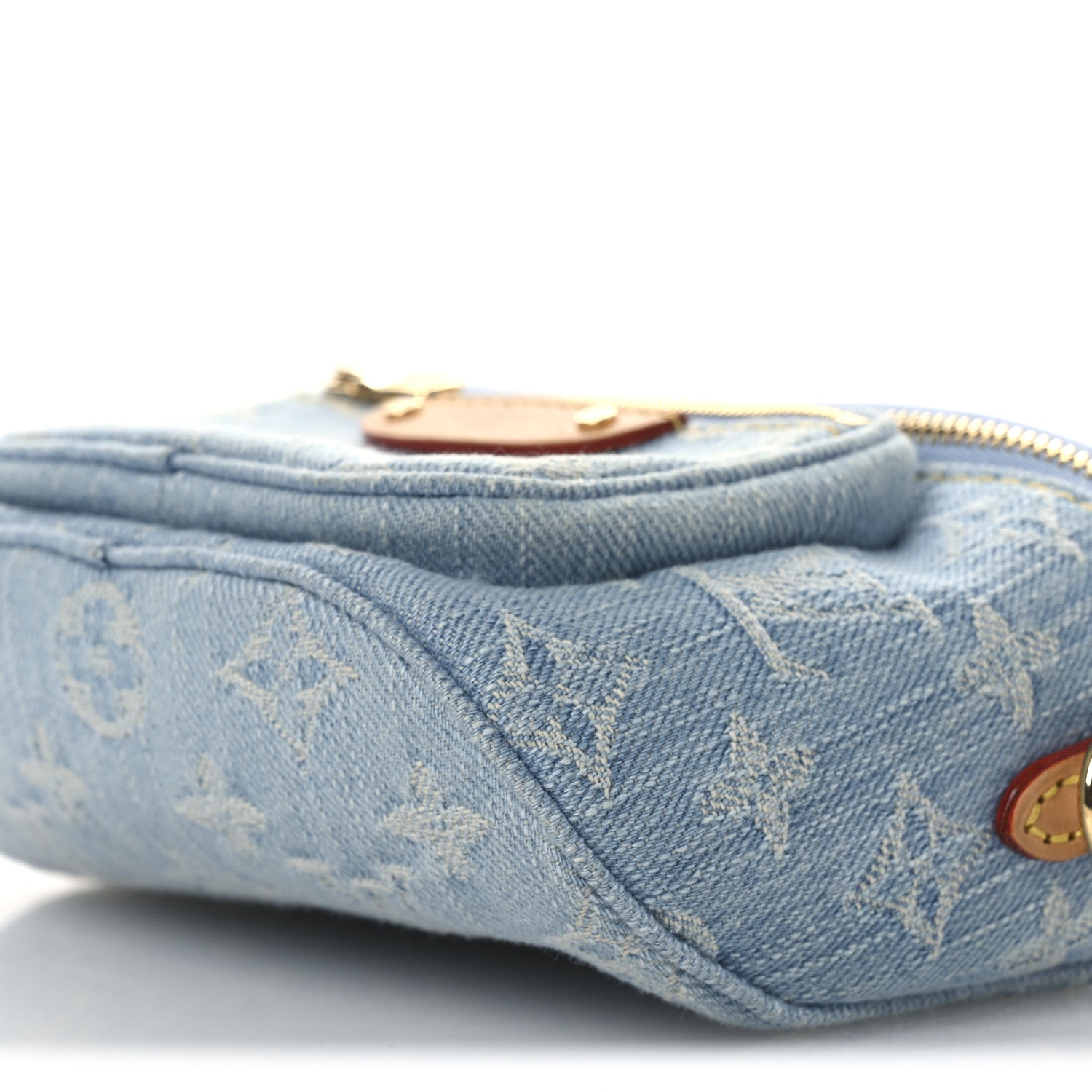 Louis Vuitton Monogram Denim Mini Bumbag Sky Blue