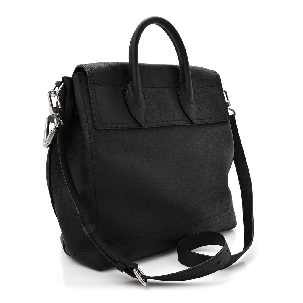 Louis Vuitton LV Touch Calfskin Steamer 30 H38 Black