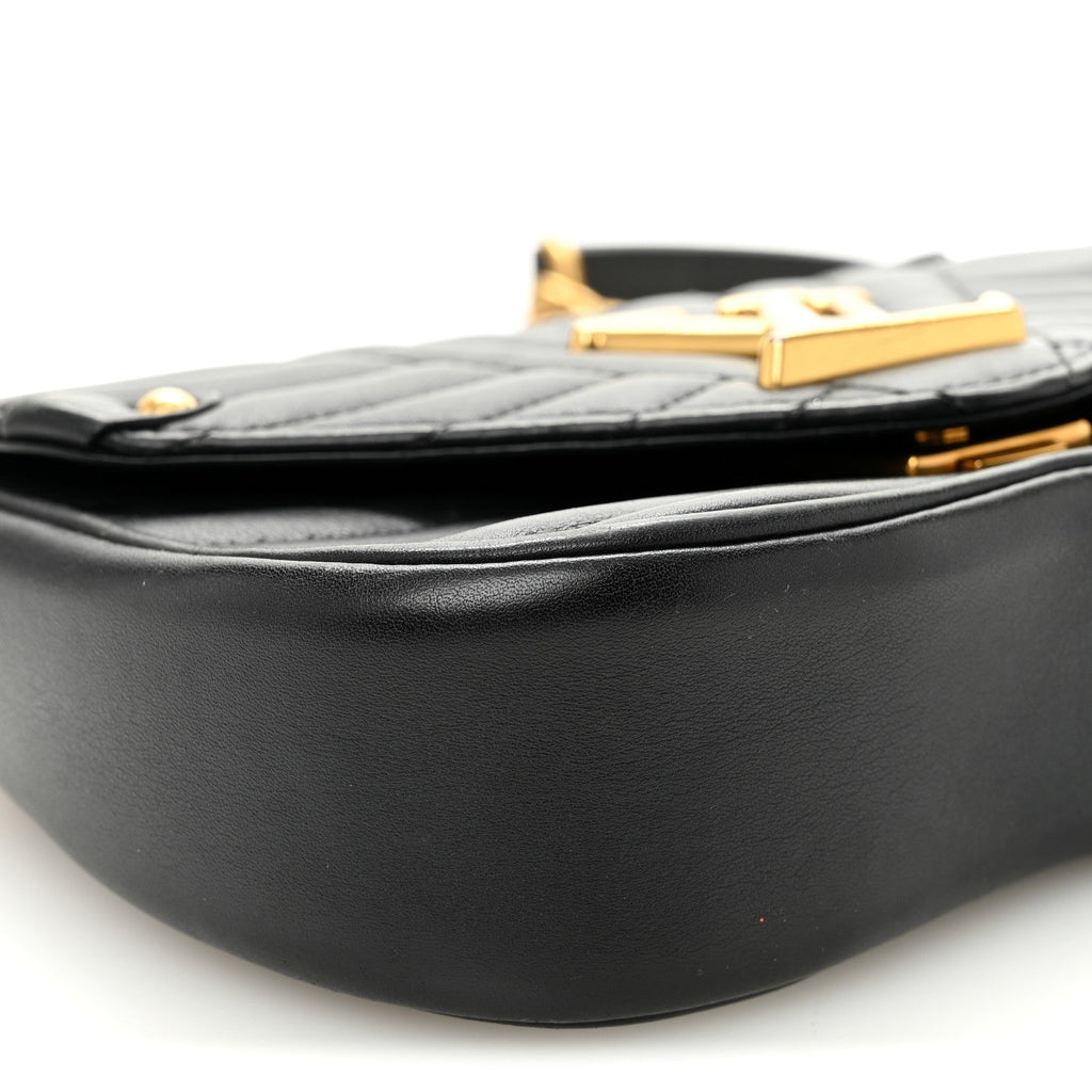 Louis Vuitton Calfskin New Wave Chain MM Black