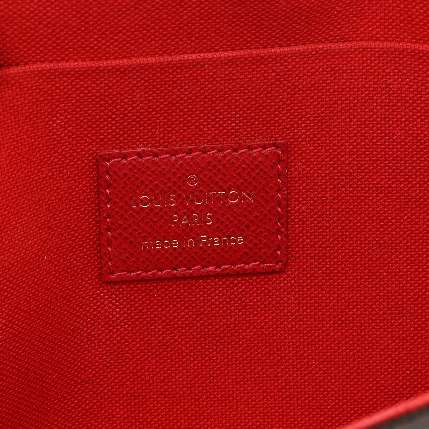 Louis Vuitton Damier Ebene Pochette Felicie Chain Wallet