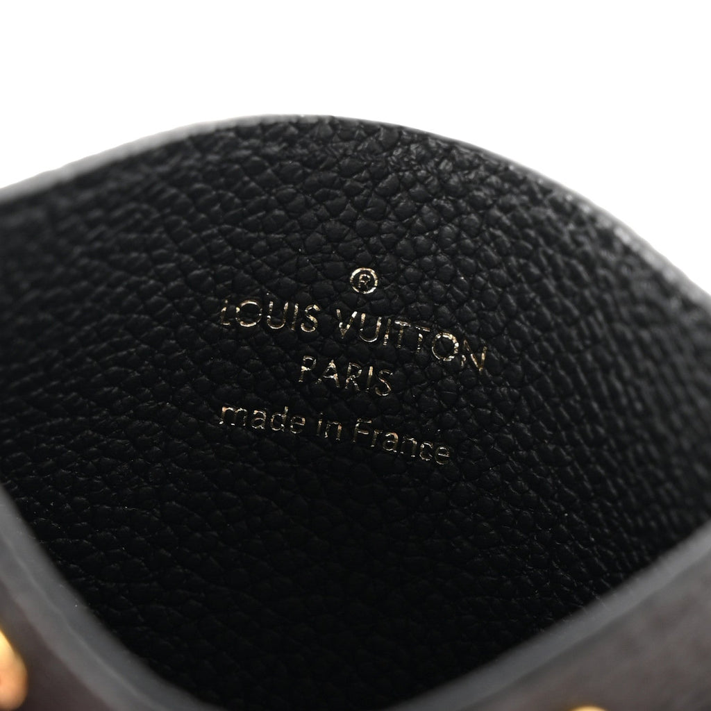 Louis Vuitton Empreinte Card Holder Black