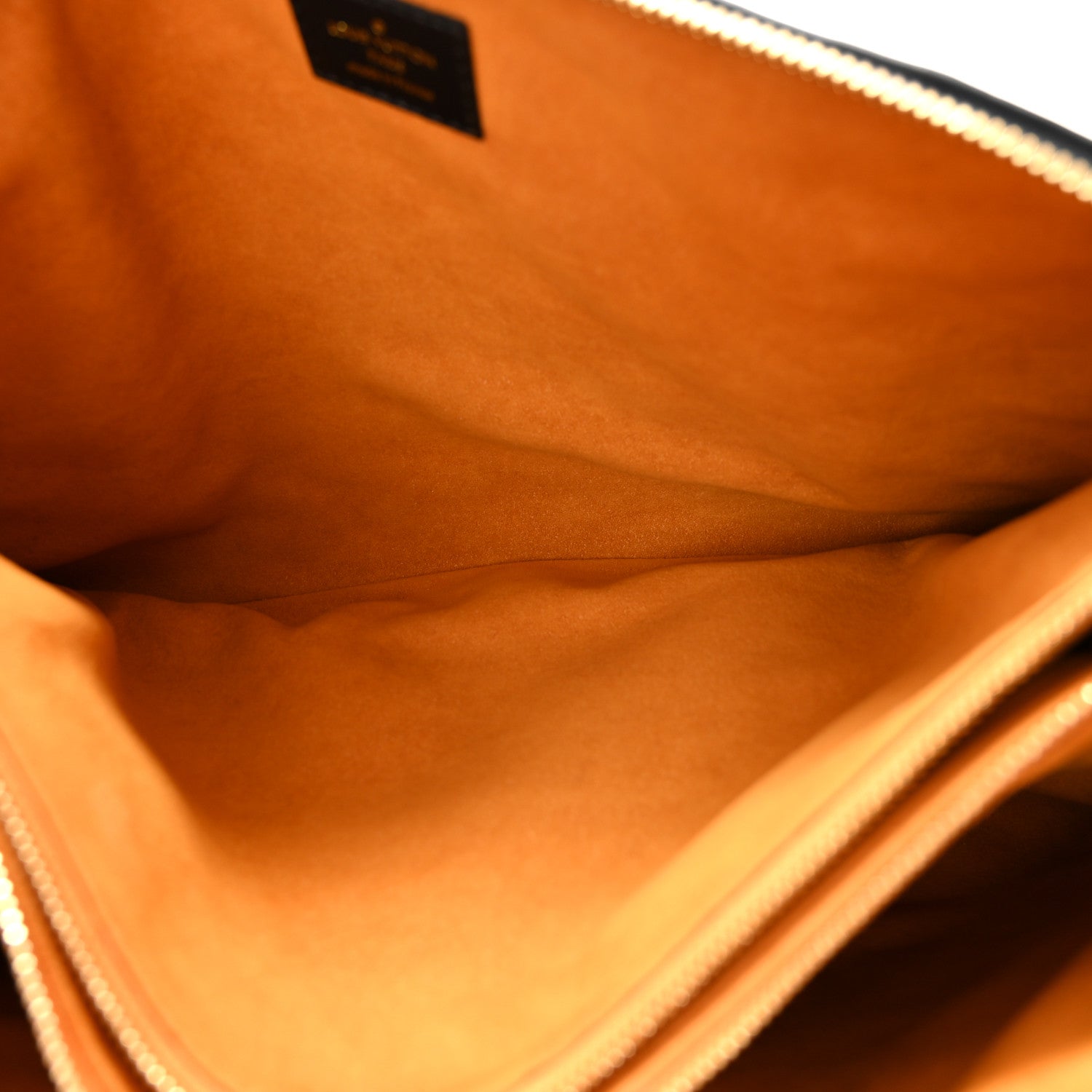 Louis Vuitton Lambskin Embossed Monogram Coussin MM Black