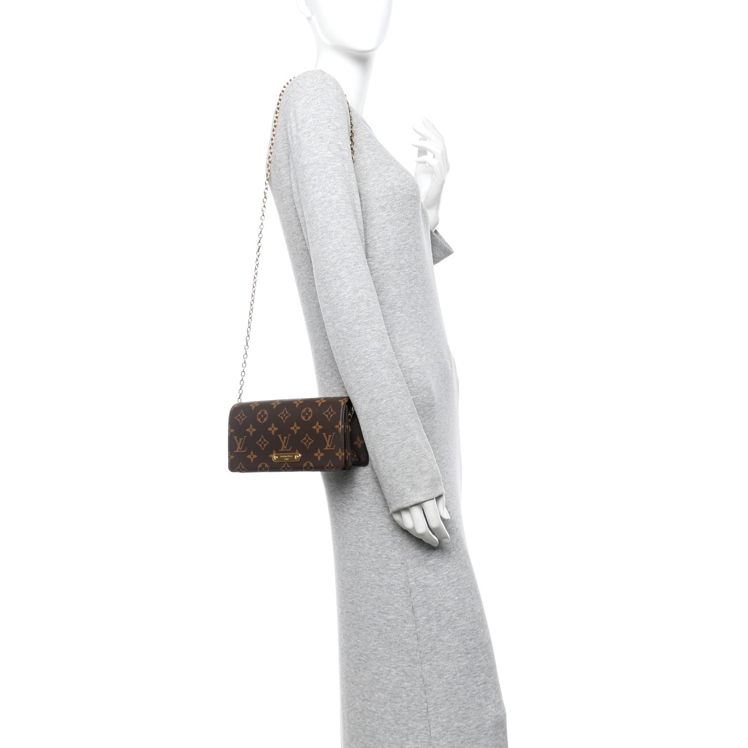 Louis Vuitton Monogram Lily Wallet On Chain