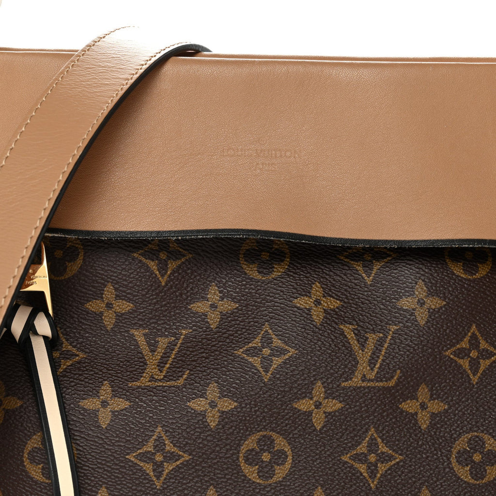 Louis Vuitton Monogram Tuileries Besace Sesame Peach Creme
