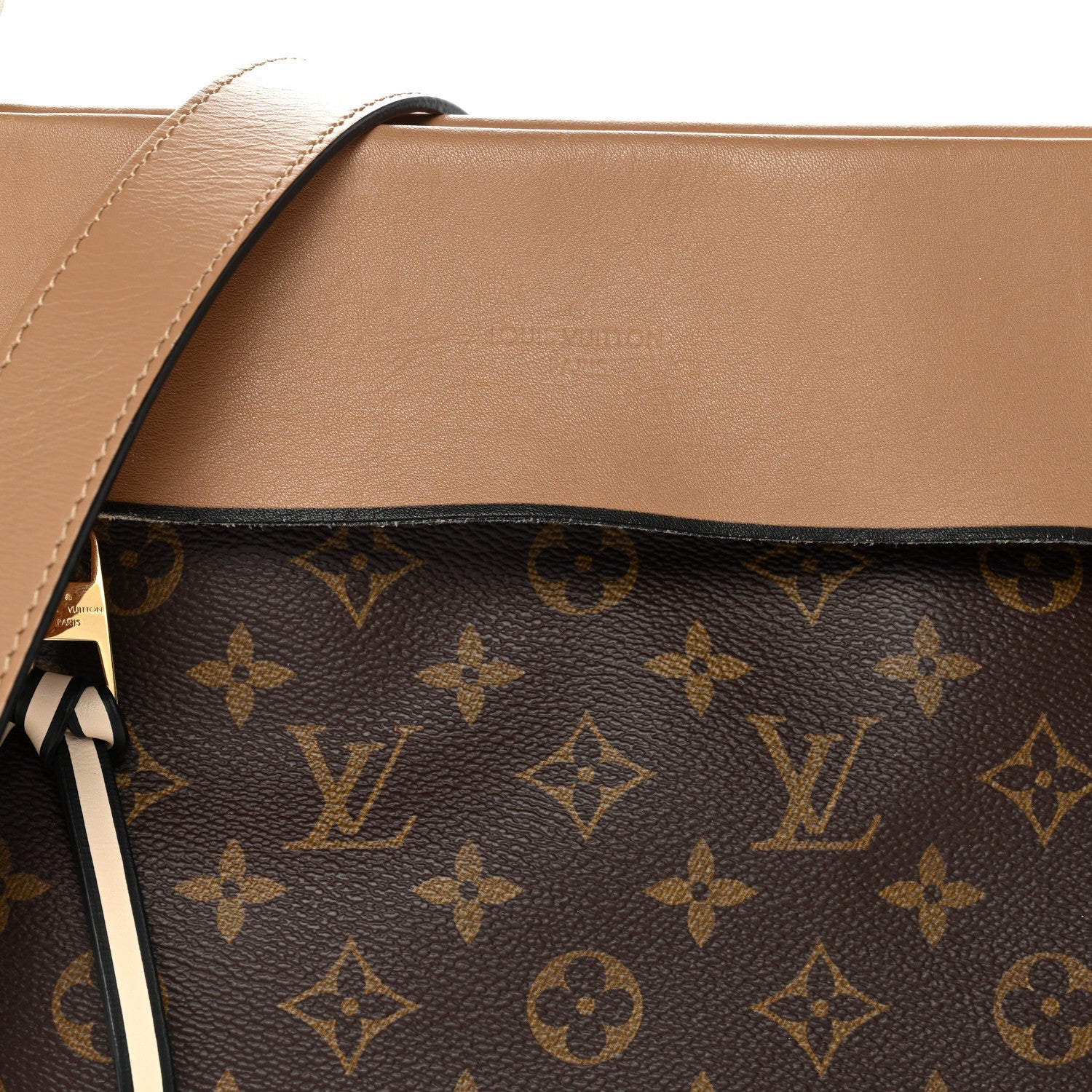 Louis Vuitton Monogram Tuileries Besace Sesame Peach Creme