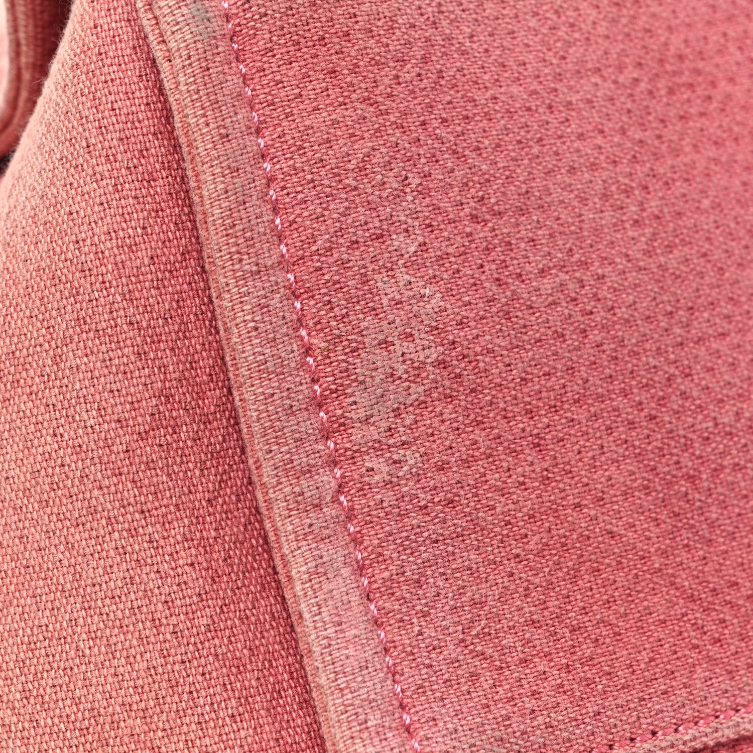 Chanel Canvas Large Deauville Tote Red