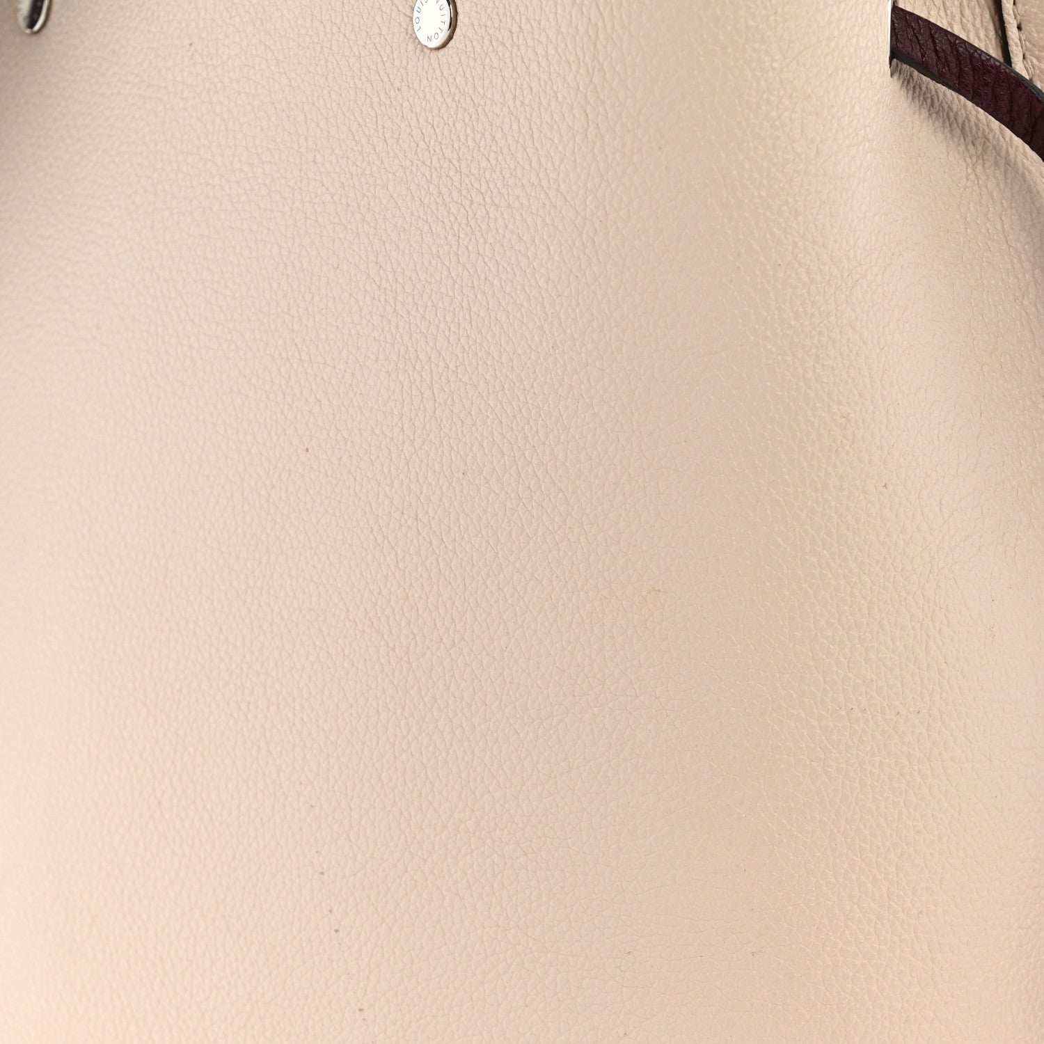 Louis Vuitton Calfskin Lockme Bucket Soie Quartz Calla