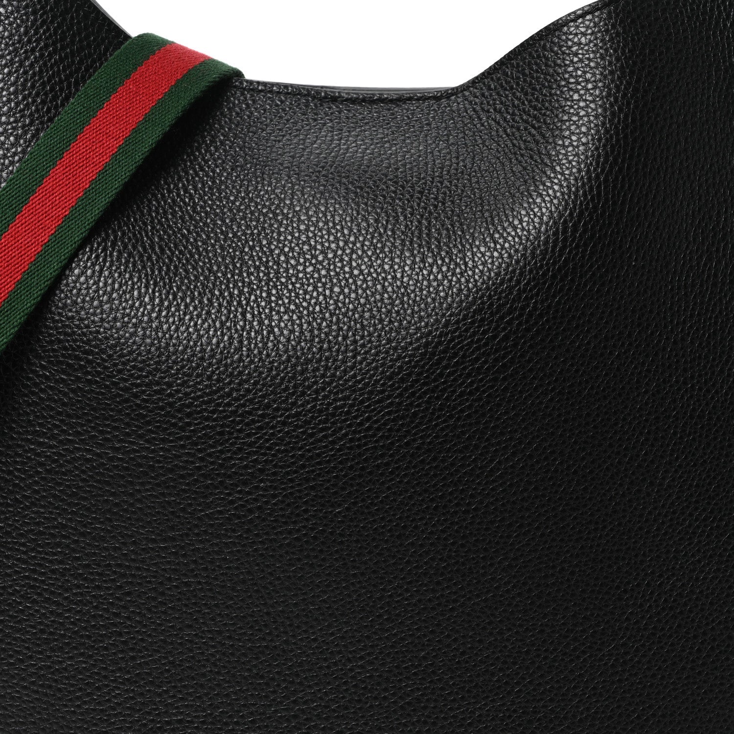 Gucci Soft Grained Calfskin Maxi B Hobo Black