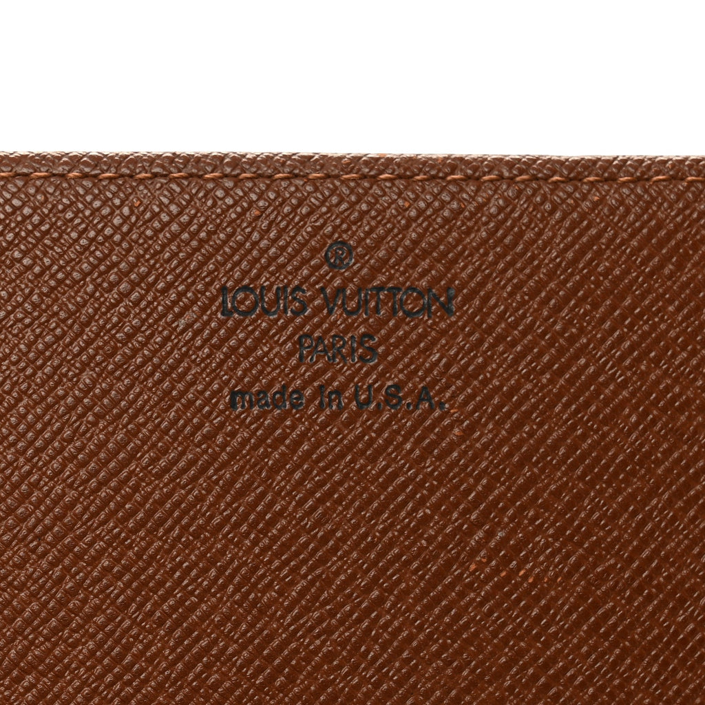 Louis Vuitton Monogram Simple Checkbook Holder Wallet Cover