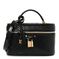 Louis Vuitton Snakeskin Vanity Pouch Black