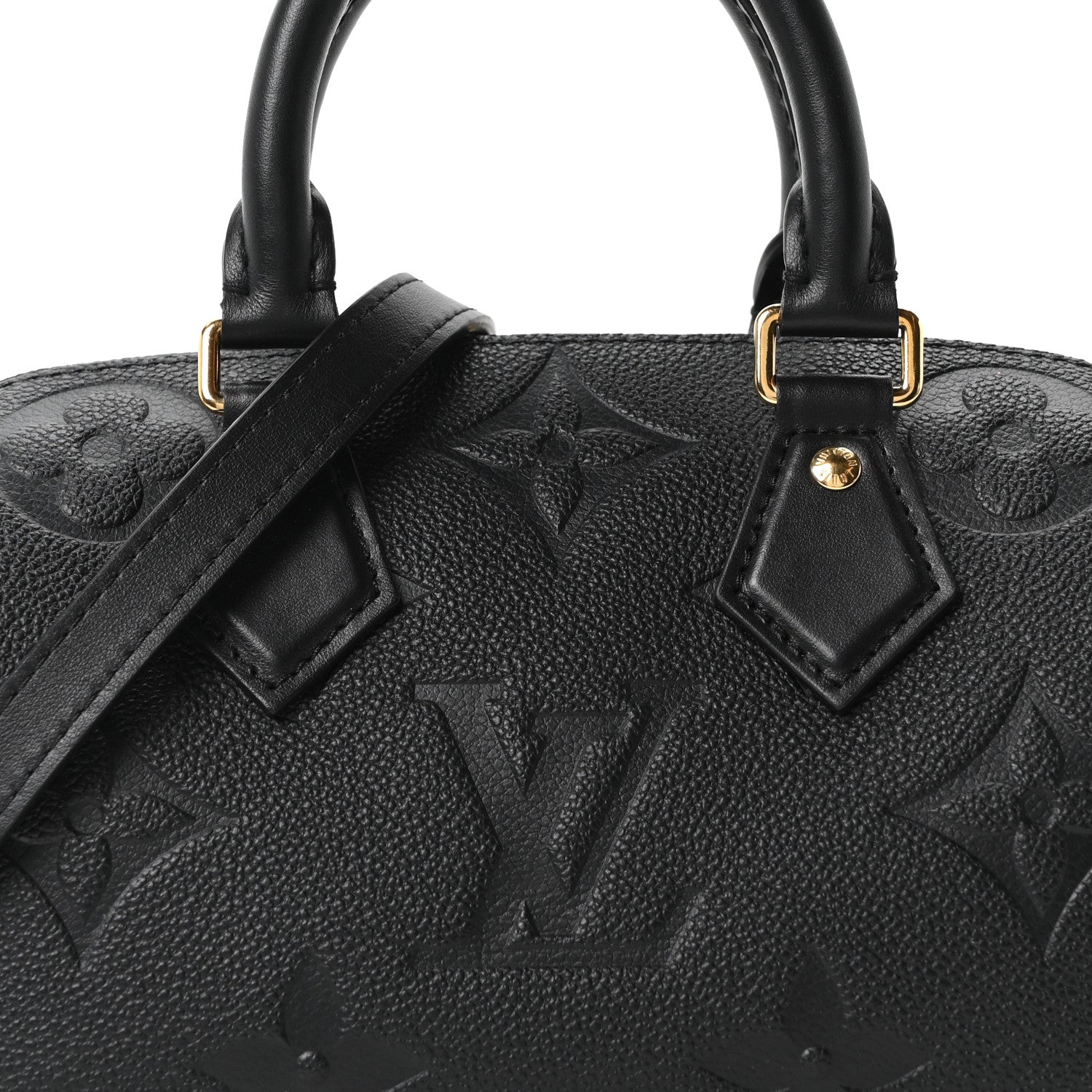 Louis Vuitton Empreinte Monogram Giant Speedy Bandouliere 20 Black