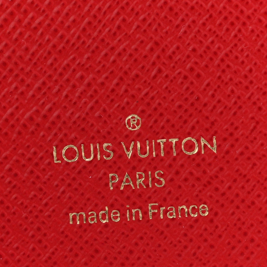 Louis Vuitton Damier Ebene Victorine Wallet Red