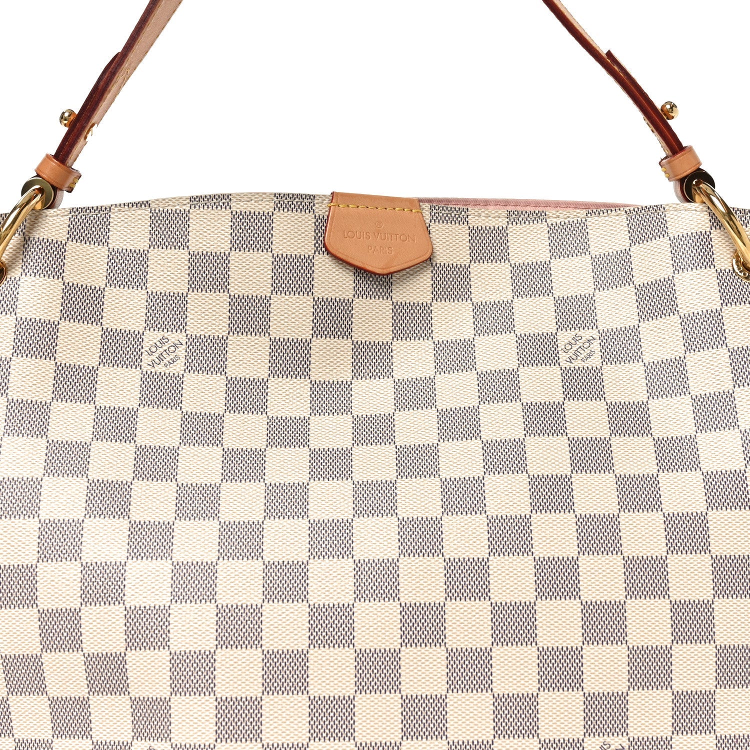 Louis Vuitton Damier Azur Graceful PM Rose Ballerine