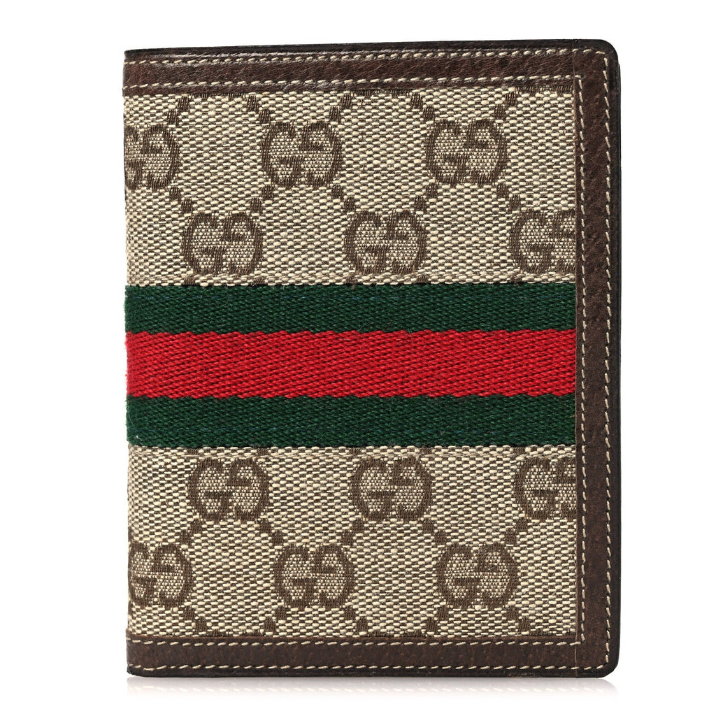 Gucci GG Monogram Web Address Book Agenda Brown