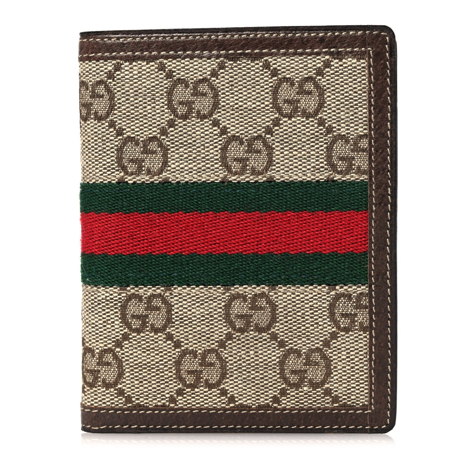 Gucci GG Monogram Web Address Book Agenda Brown
