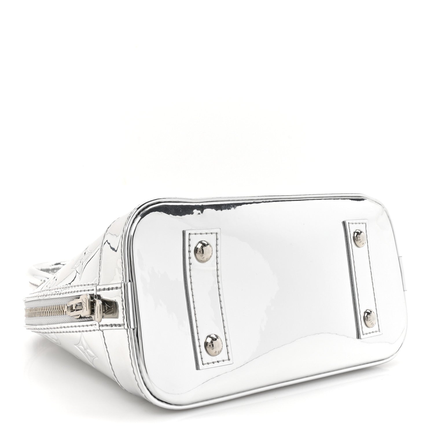 Louis Vuitton Monogram Miroir Alma BB Silver