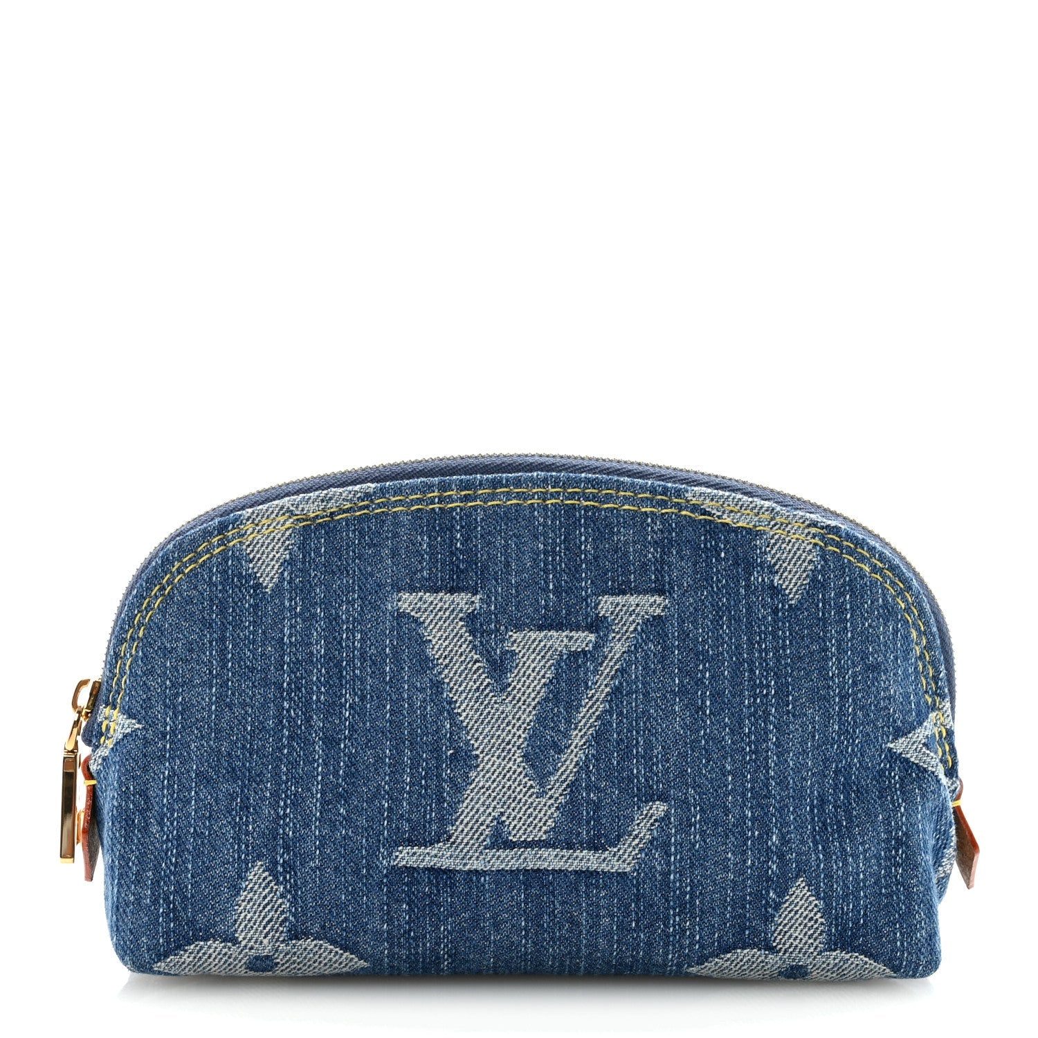Louis Vuitton Denim Giant Monogram Pochette Cosmetique PM Denim Blue