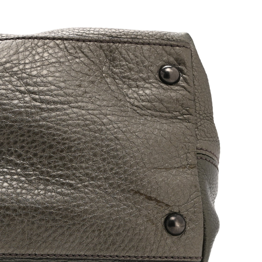 Gucci Metallic Cellarius Calfskin Small Soho Top Handle Satchel Sasso