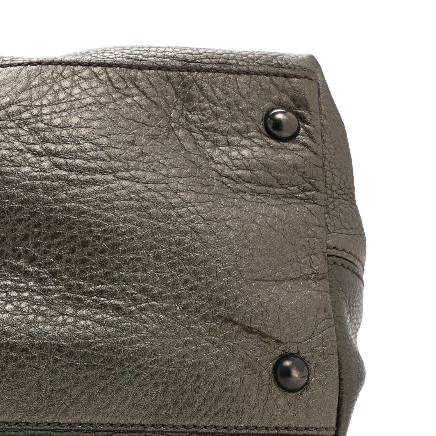 Gucci Metallic Cellarius Calfskin Small Soho Top Handle Satchel Sasso