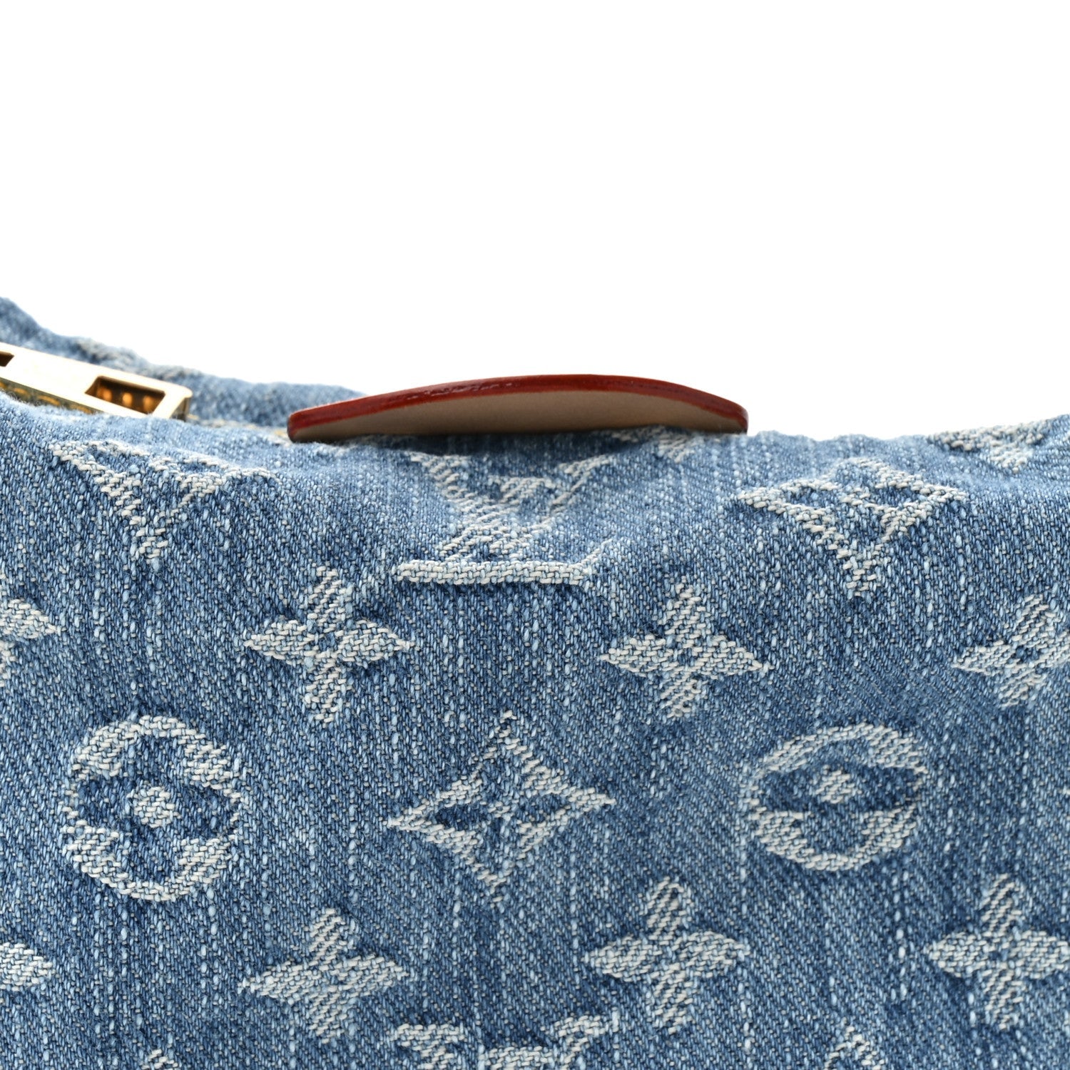 Louis Vuitton Monogram Denim Hills Pochette Blue