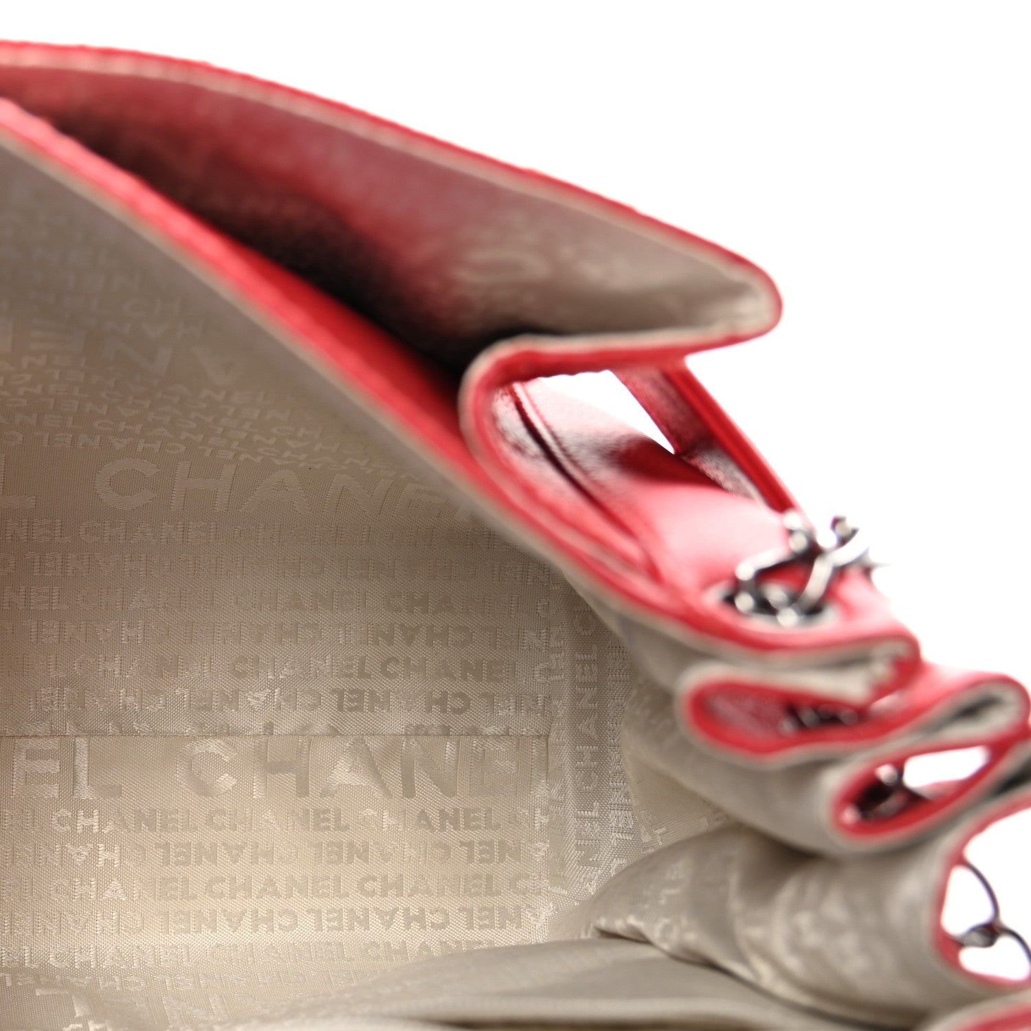 Chanel Caviar Small Accordion Flap Red