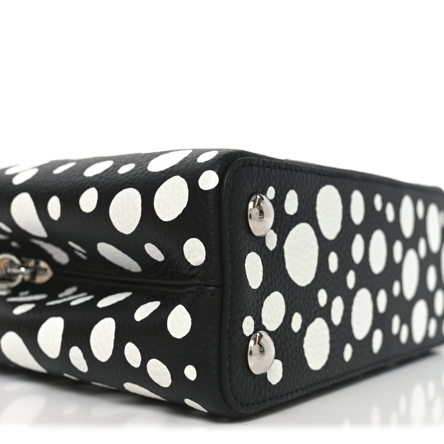 Louis Vuitton LV X YK Taurillon Capucines BB Black White