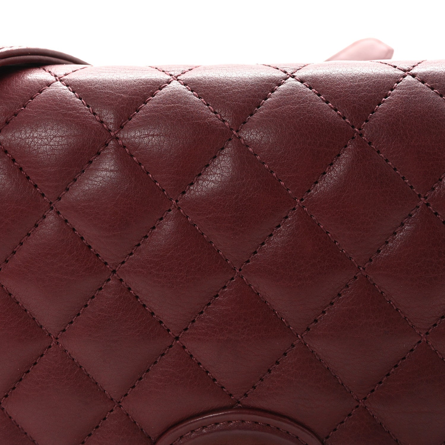 Chanel Calfskin Quilted Small Flap Bag Burgundy