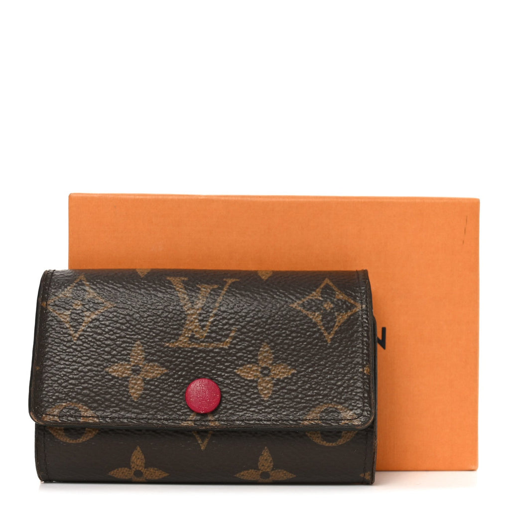 Louis Vuitton Monogram 6 Key Multicles Holder Fuchsia