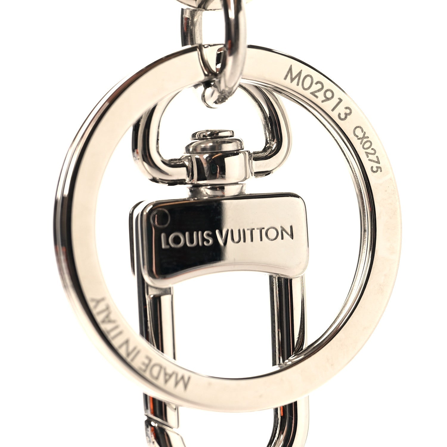 Louis Vuitton Reverse Monogram LV Chocolate Bar Bag Charm Key Holder Black